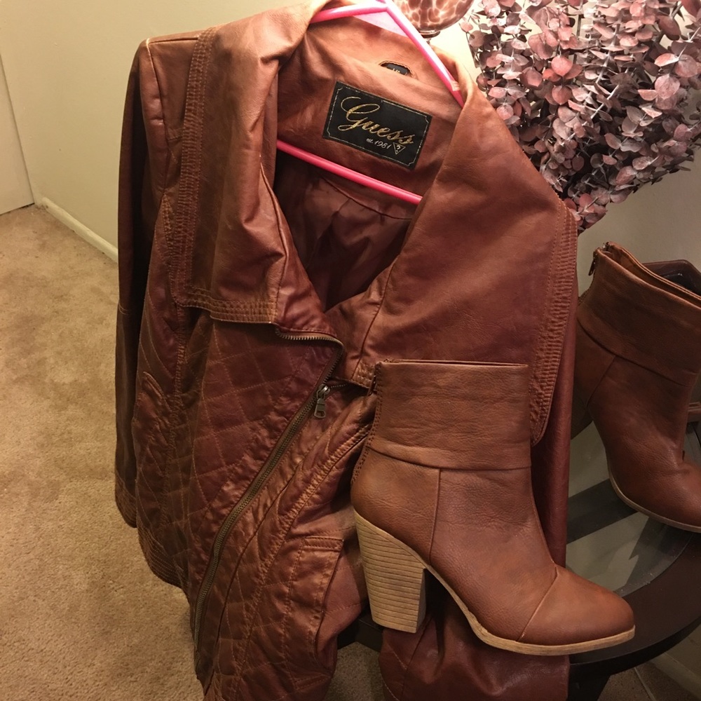 GET 2 FOR 1. Guess jacket & booties (not Guess)